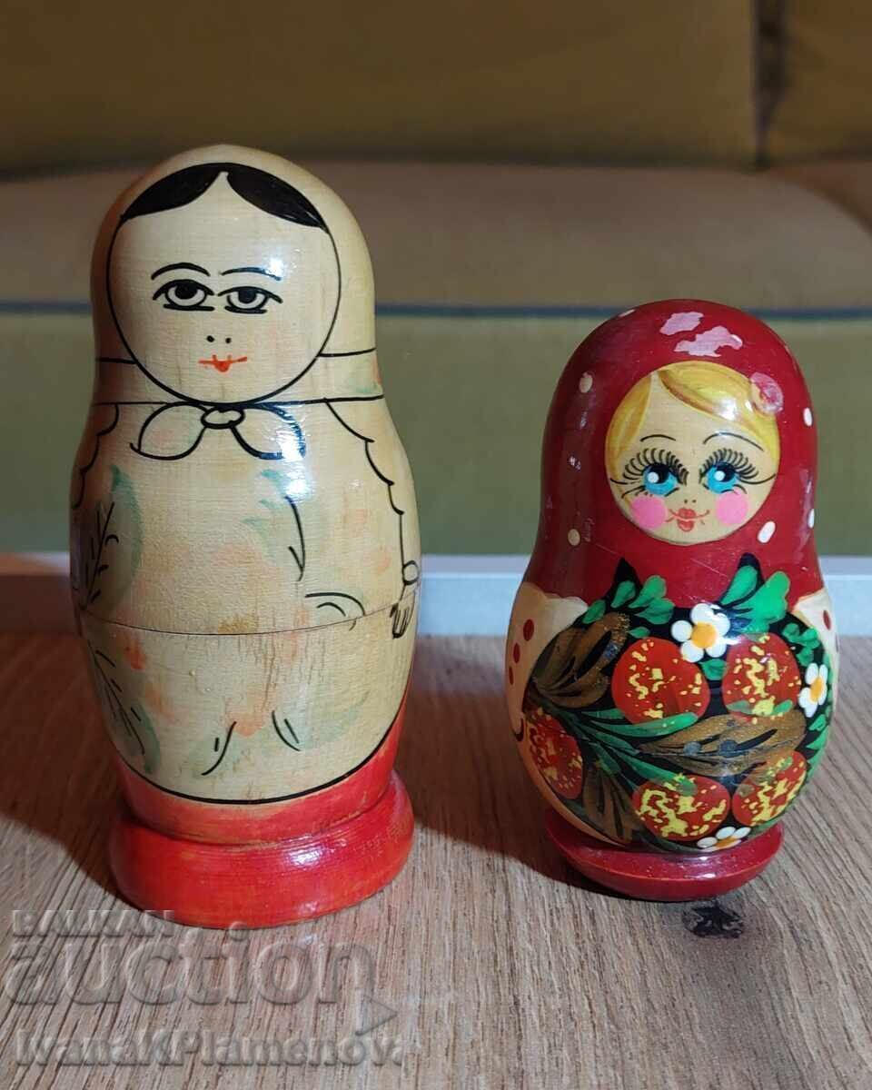 Matrioșki retro pentru colecționari 5 bucăți - 6 Matrioșki retro pentru colecționari 5 bucăți - 6