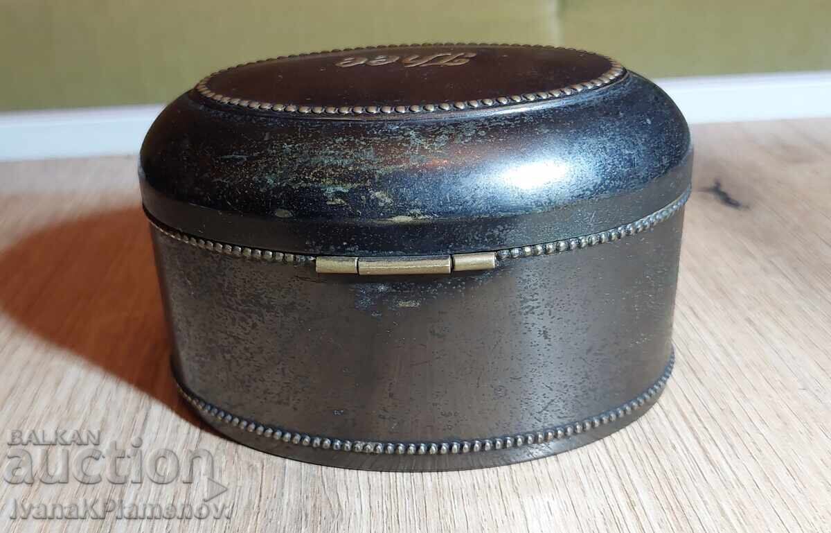 Livrarea Cutie de ceai retro alamă pentru cunoscători