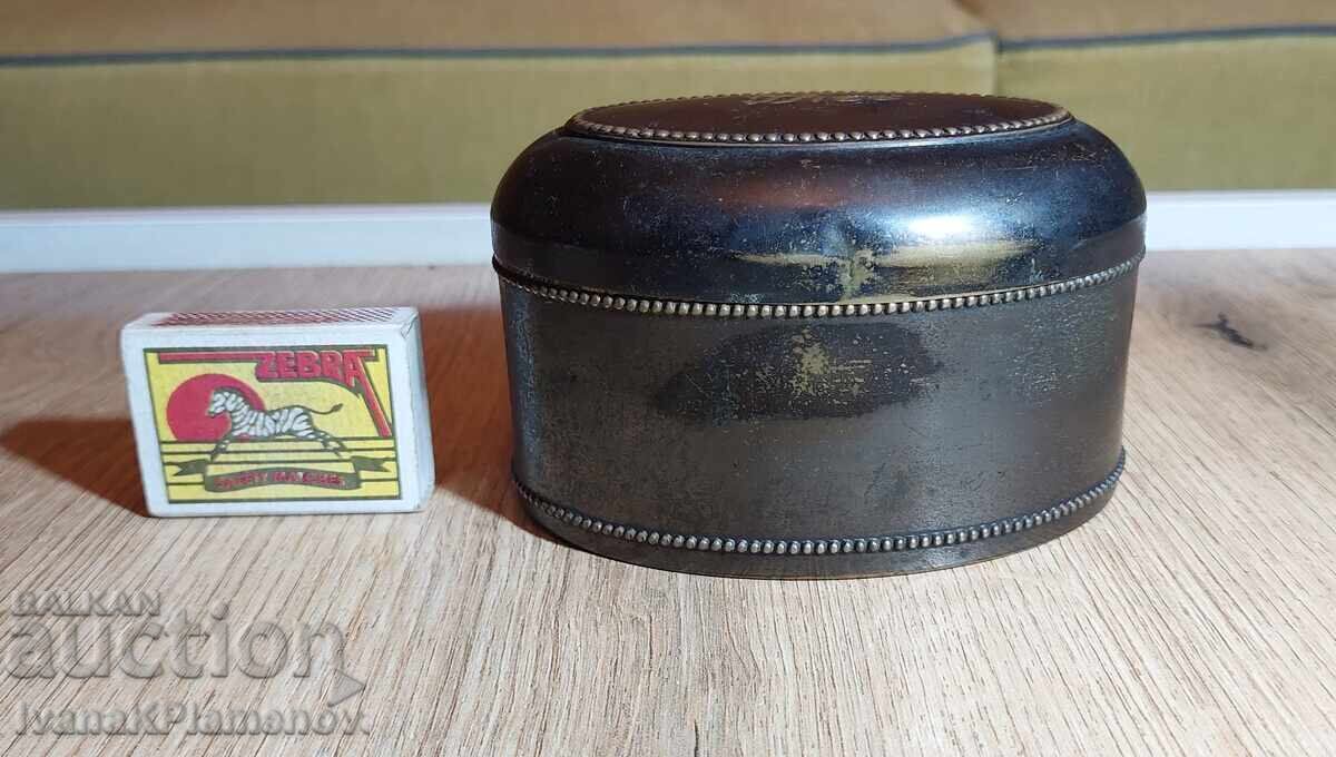 Cutie de ceai retro alamă pentru cunoscători - 6