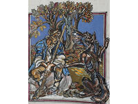 Petăr Rashkov acuarel ilustrație povești populare