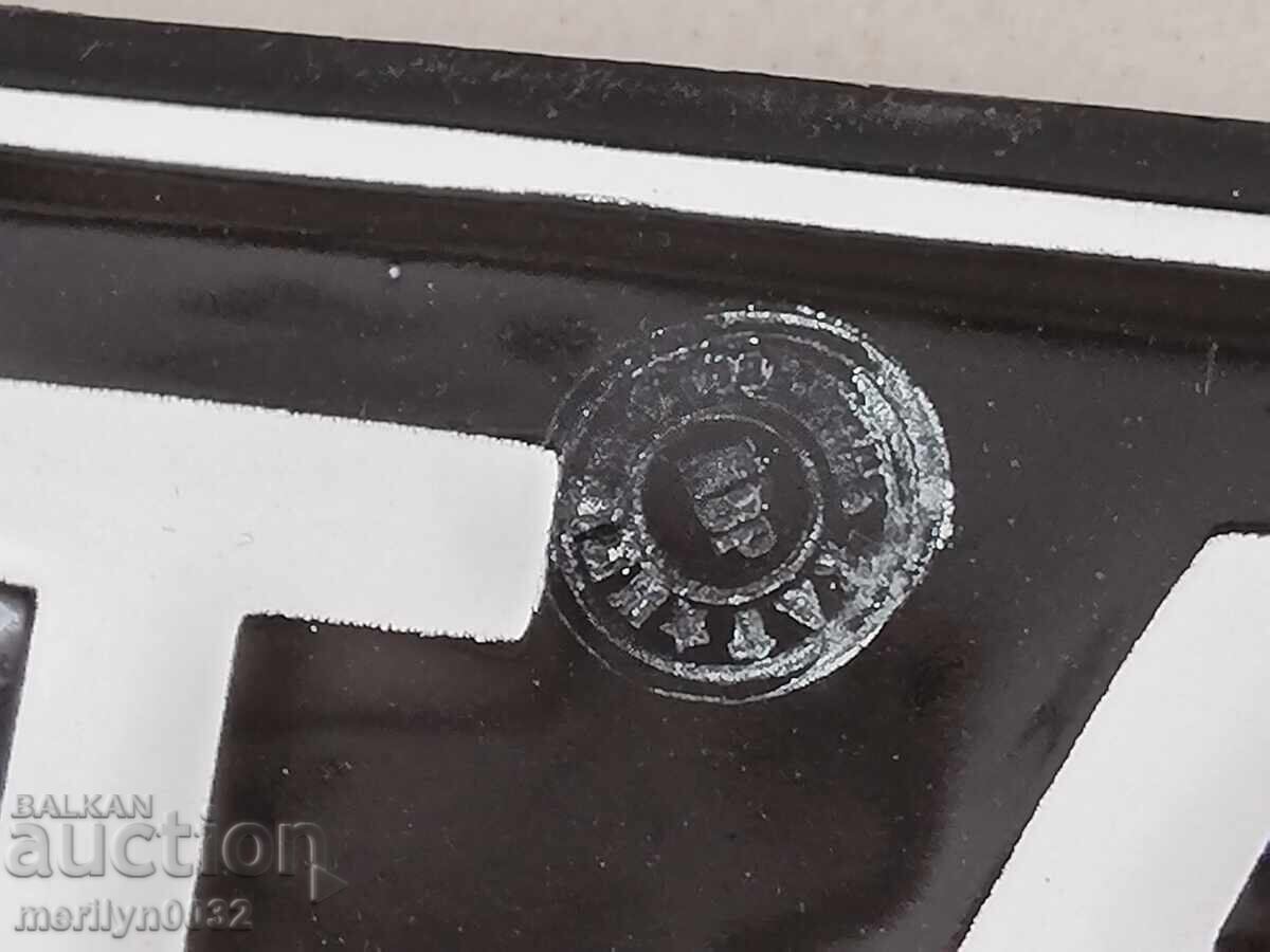 Pair of numbers registration number from the vehicle enamel plate plate with price 53.00 BGN | € 27.10 Pair of numbers registration number from the vehicle enamel plate plate with price 53.00 BGN | € 27.10