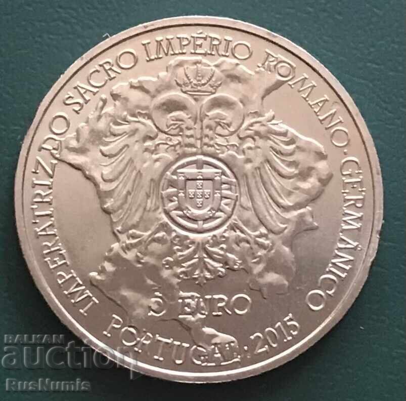 Portugalia. 5 euro 2015. Isabela a Portugaliei cu preț 23.00 BGN | € 11.76 Portugalia. 5 euro 2015. Isabela a Portugaliei cu preț 23.00 BGN | € 11.76
