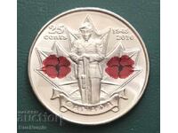 Canada. 25 cenți 2010 g. 65 ani de la sfârșitul celui de-al Doilea Război Mondial
