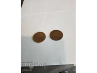 ΝΟΜΙΣΜΑΤΑ ΓΛΔ - 5 ΜΑΡΚΑ 1969 - 2 τμχ