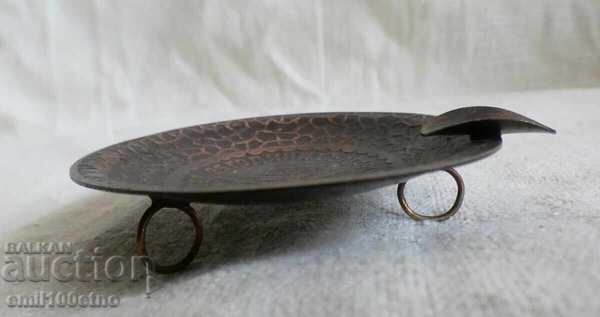 Livrarea 25 de ani de Bulgarian Air Lines BGA Balkan Scrumieră de cupru Livrarea 25 de ani de Bulgarian Air Lines BGA Balkan Scrumieră de cupru