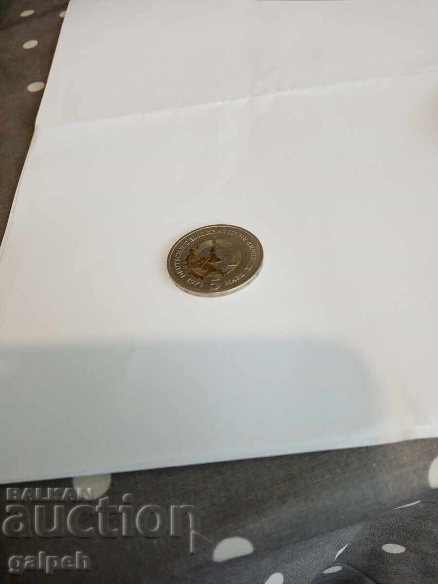 Licitație MONEDE RDG - 5 MARCI 1971 - 1 buc