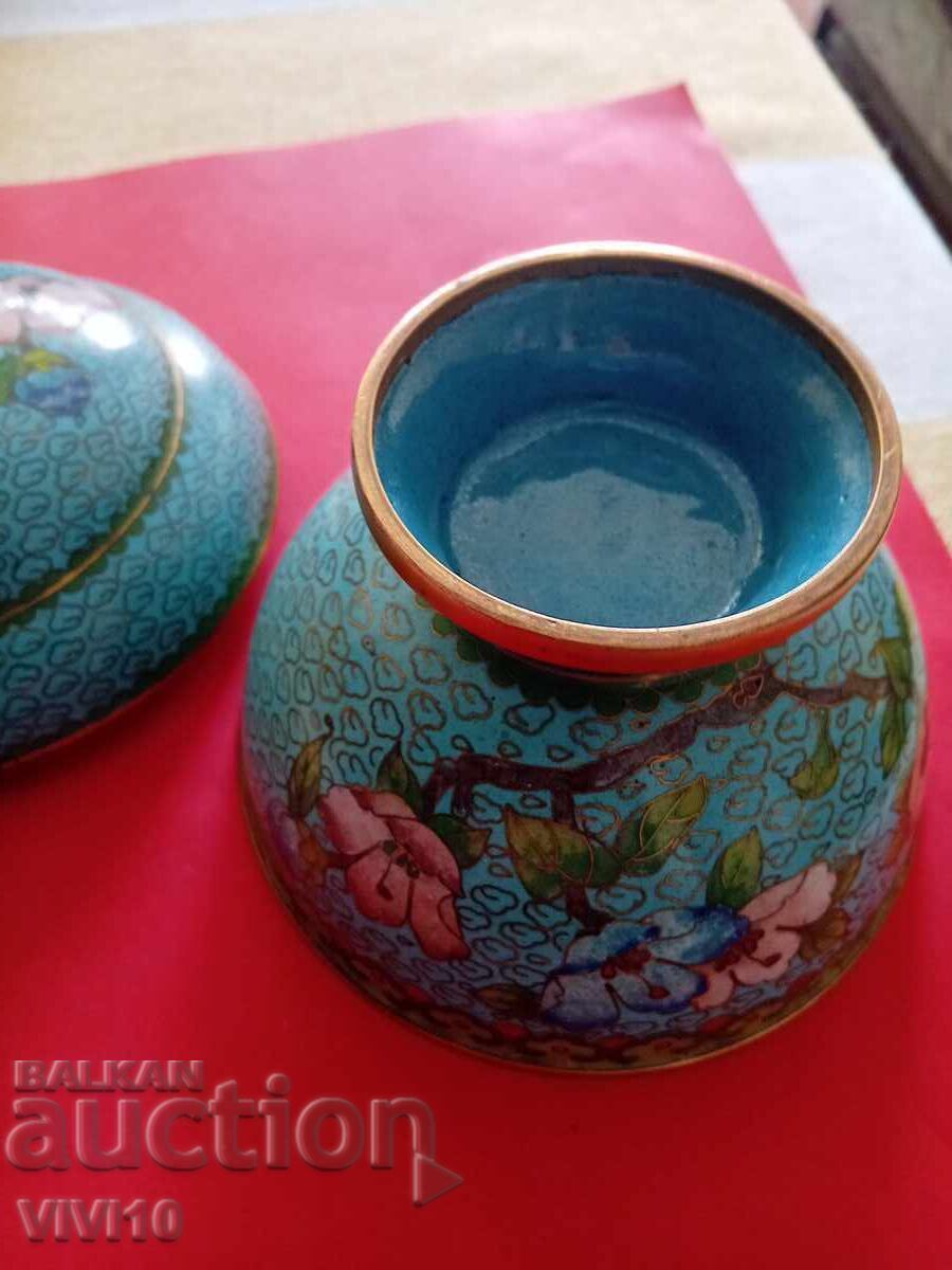 Delivery of Antique Clasonne bowl 15cm