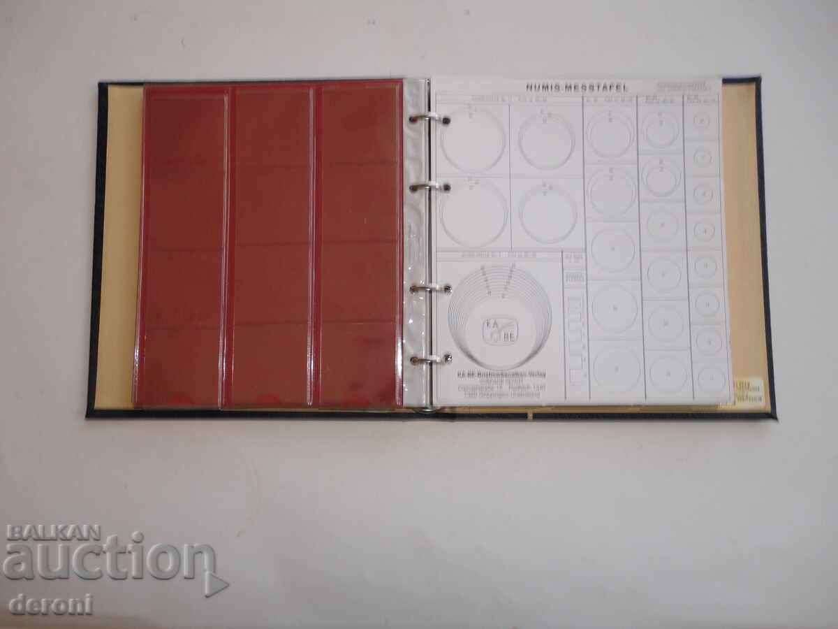 Доставка на Немски луксозен класьор албум за монети