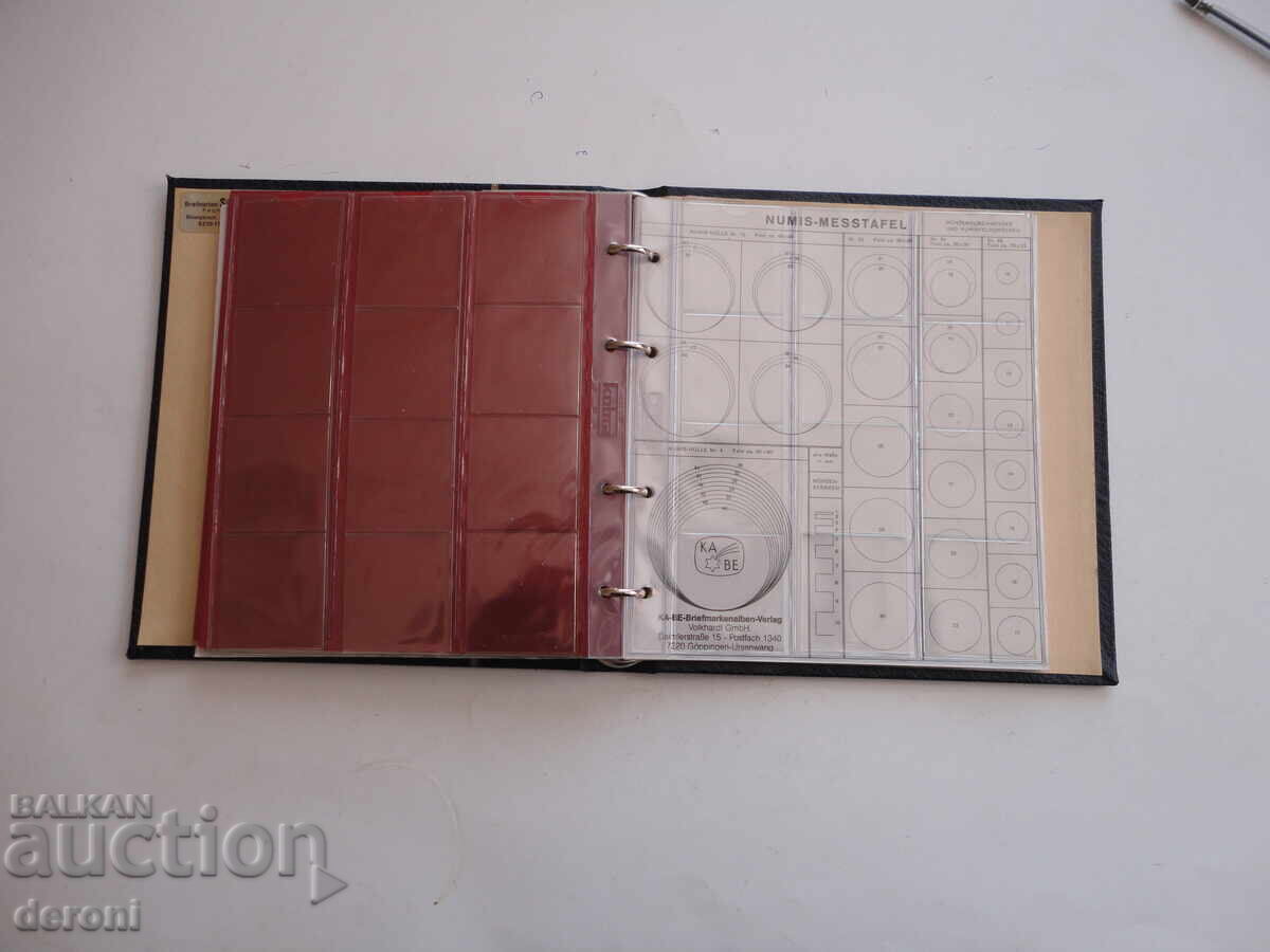 Немски луксозен класьор албум за монети - 7