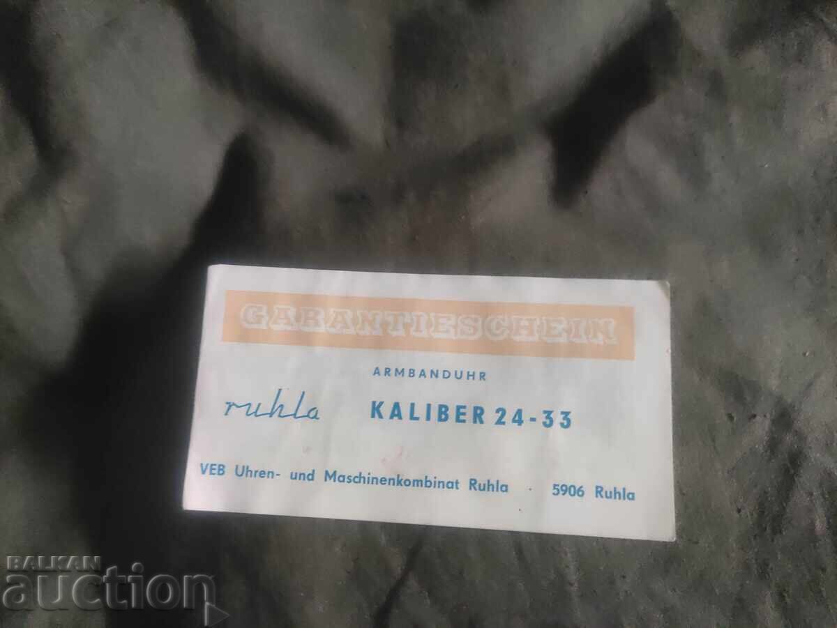 ρουχλά 24-33 εγγύηση