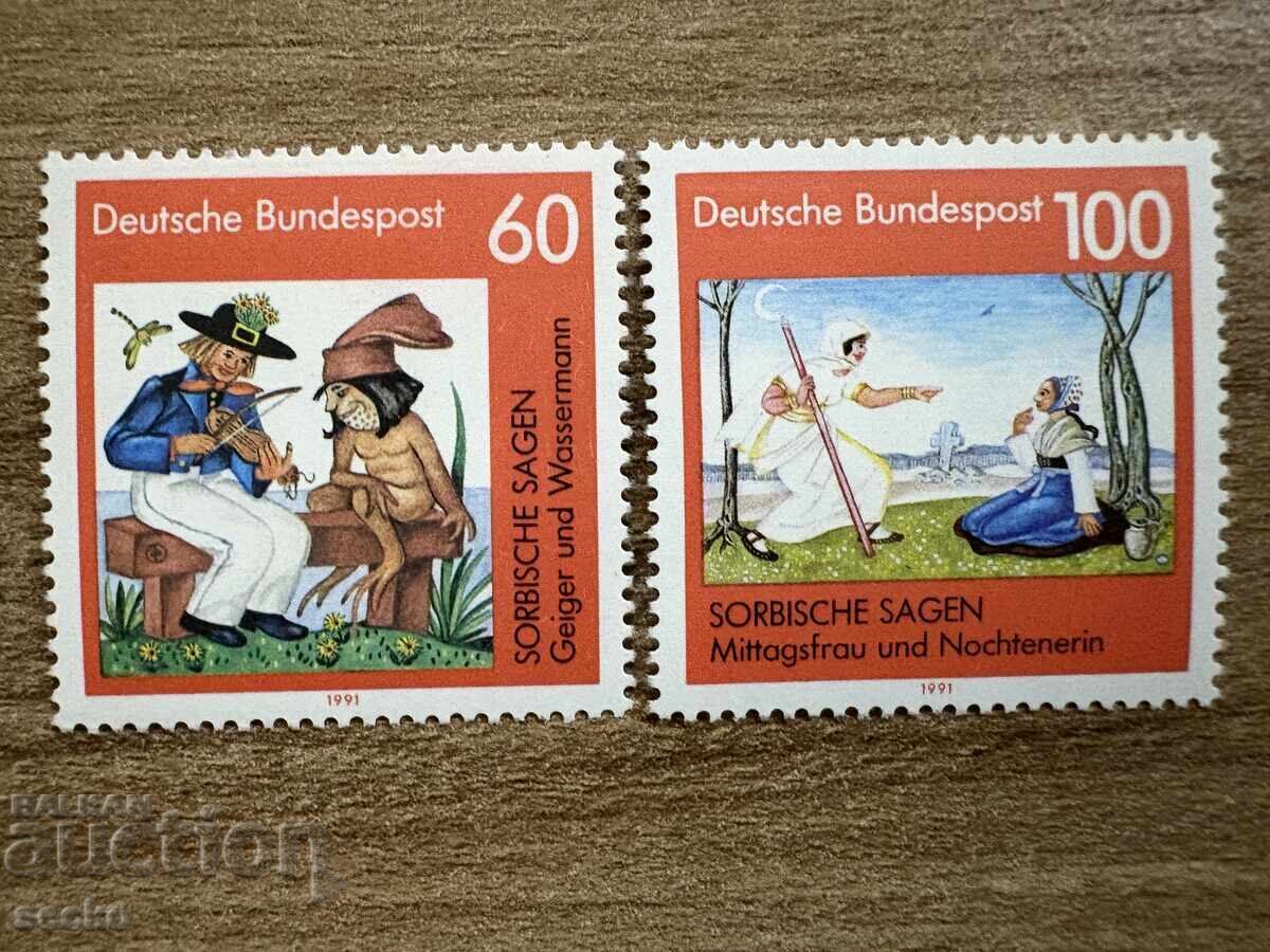 Γερμανία - Σορβικές Λεgenδες (1991) MNH Γερμανία - Σορβικές Λεgenδες (1991) MNH