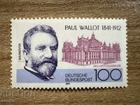 Γερμανία - 150 χρόνια από το θάνατο του Πάουλ Βάλο...(1991) MNH