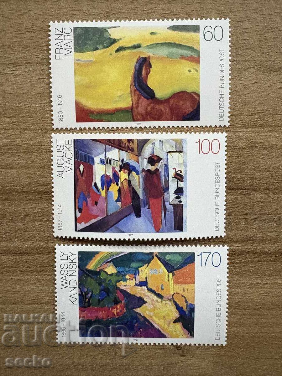Γερμανία - Πίνακες ζωγραφικής του 20ού αιώνα (1992) MNH