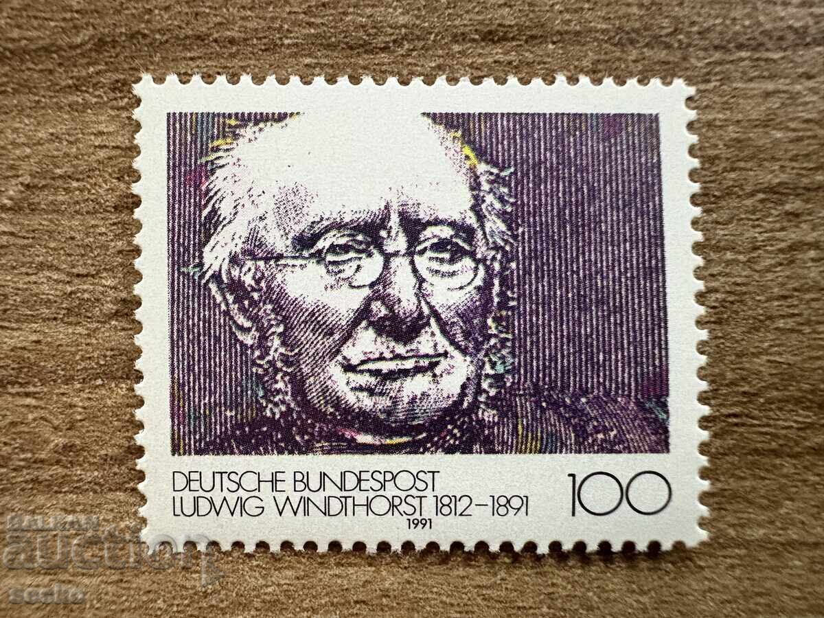 Γερμανία - 100 γρ. από τον θάνατο του Λούντβιχ Βίντχορστ..(1991) MNH Γερμανία - 100 γρ. από τον θάνατο του Λούντβιχ Βίντχορστ..(1991) MNH