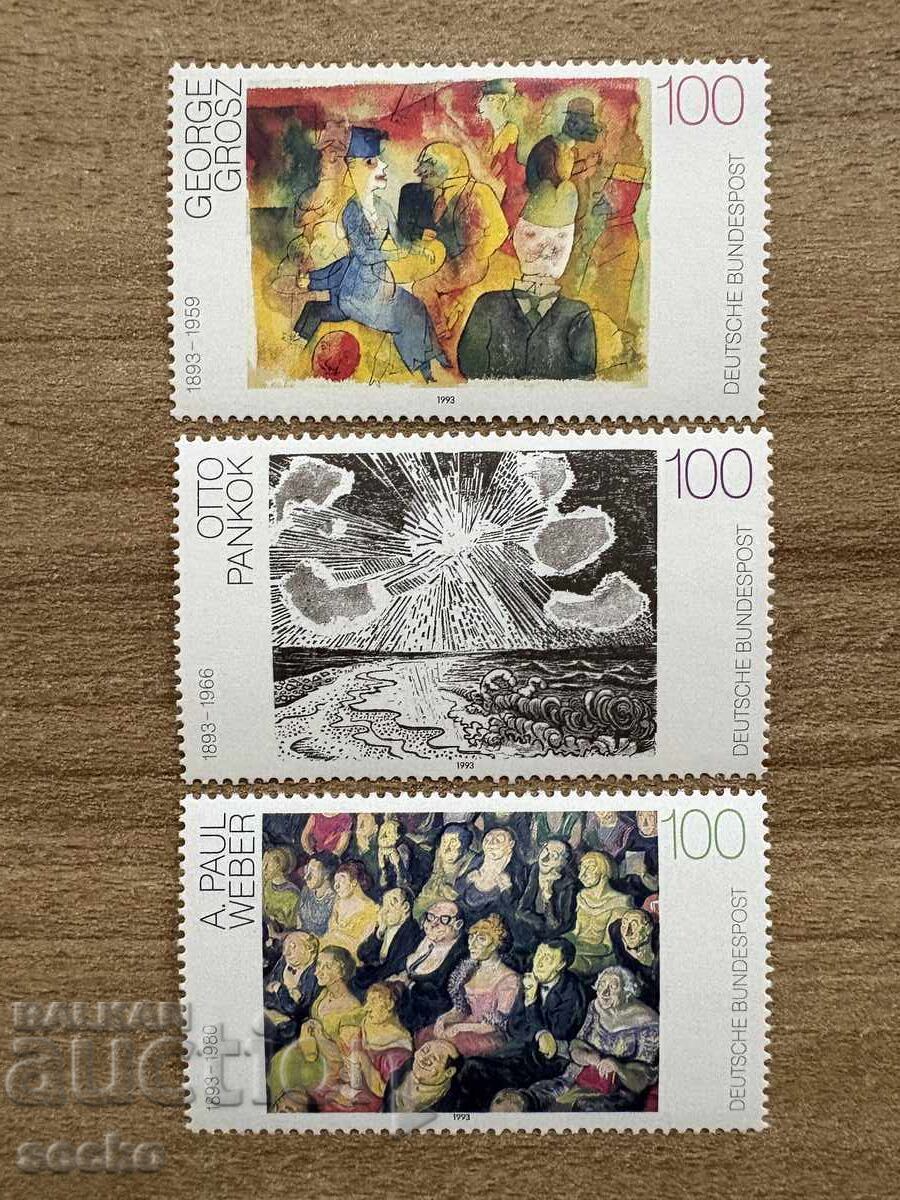 Германия - 100 г. от рождението на А. Паул Вебер (1993) MNH