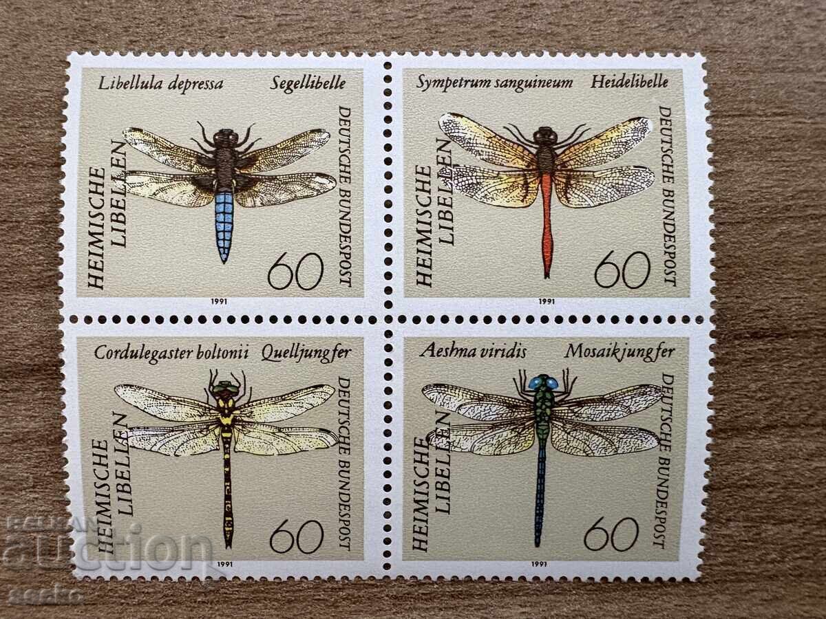 Germany - Insects - Dragonflies (1991) MNH