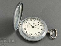 Ceas de buzunar ☭ cu capac Molnija cadran rar