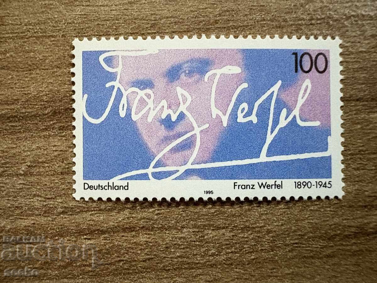 Γερμανία - 50 χρόνια από το θάνατο του Φραντς Βέρφελ...(1995) MNH