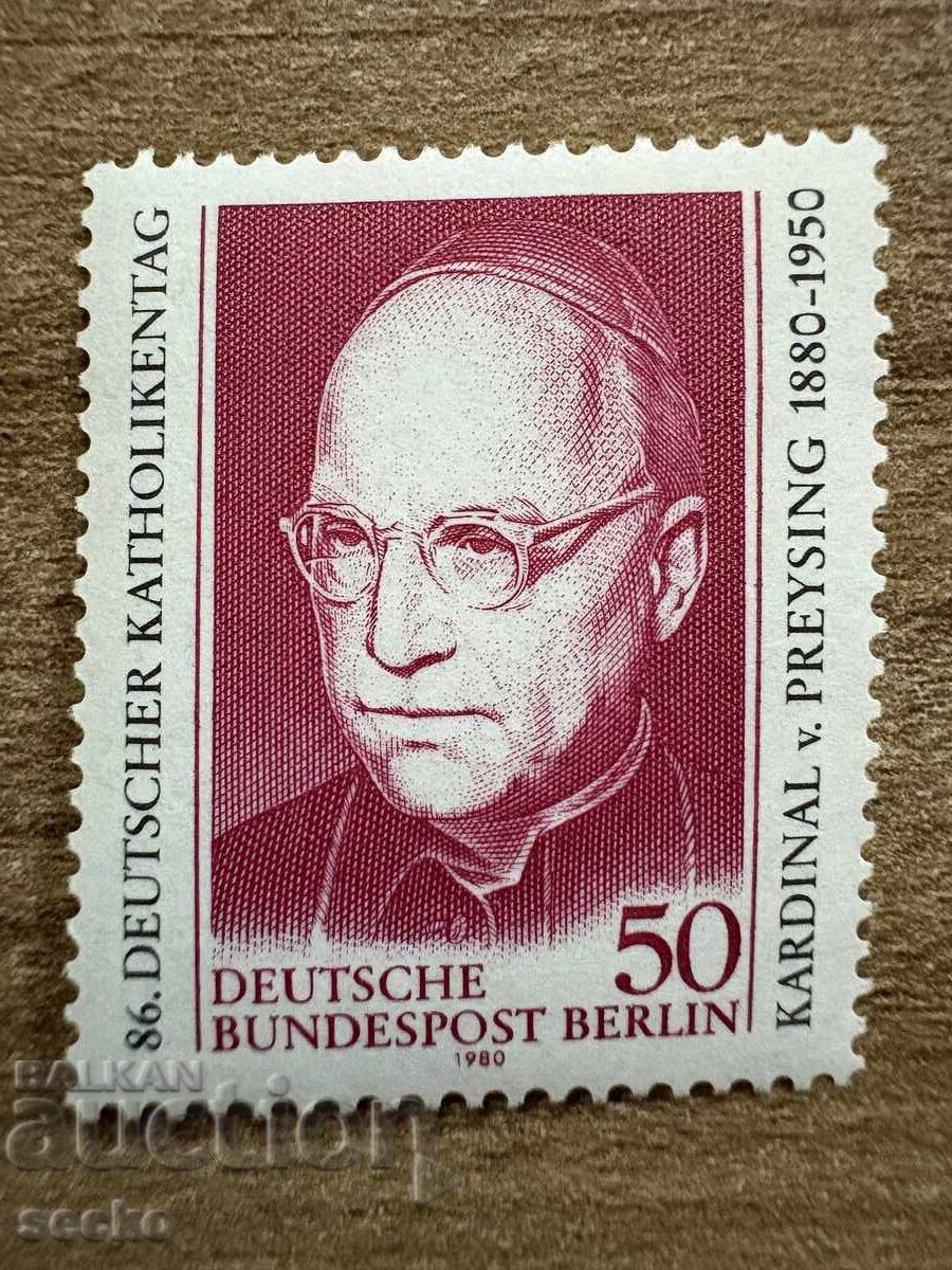 Berlin - 100 ani de la nașterea cardinalului von...(1980) MNH Berlin - 100 ani de la nașterea cardinalului von...(1980) MNH