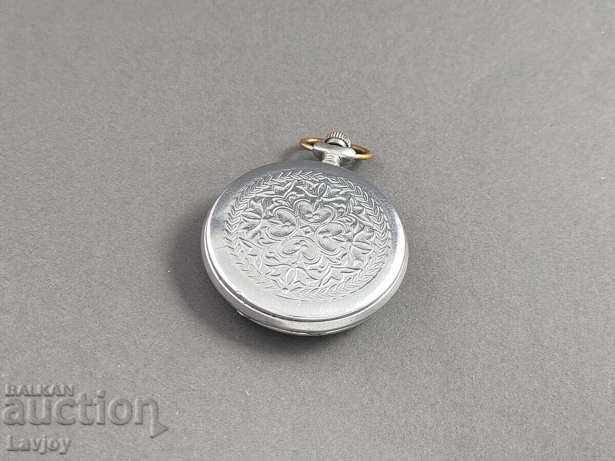 Livrarea Ceas de buzunar ☭ cu capac Molnija cadran metalic