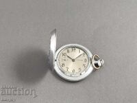 Ceas de buzunar ☭ cu capac Molnija cadran metalic