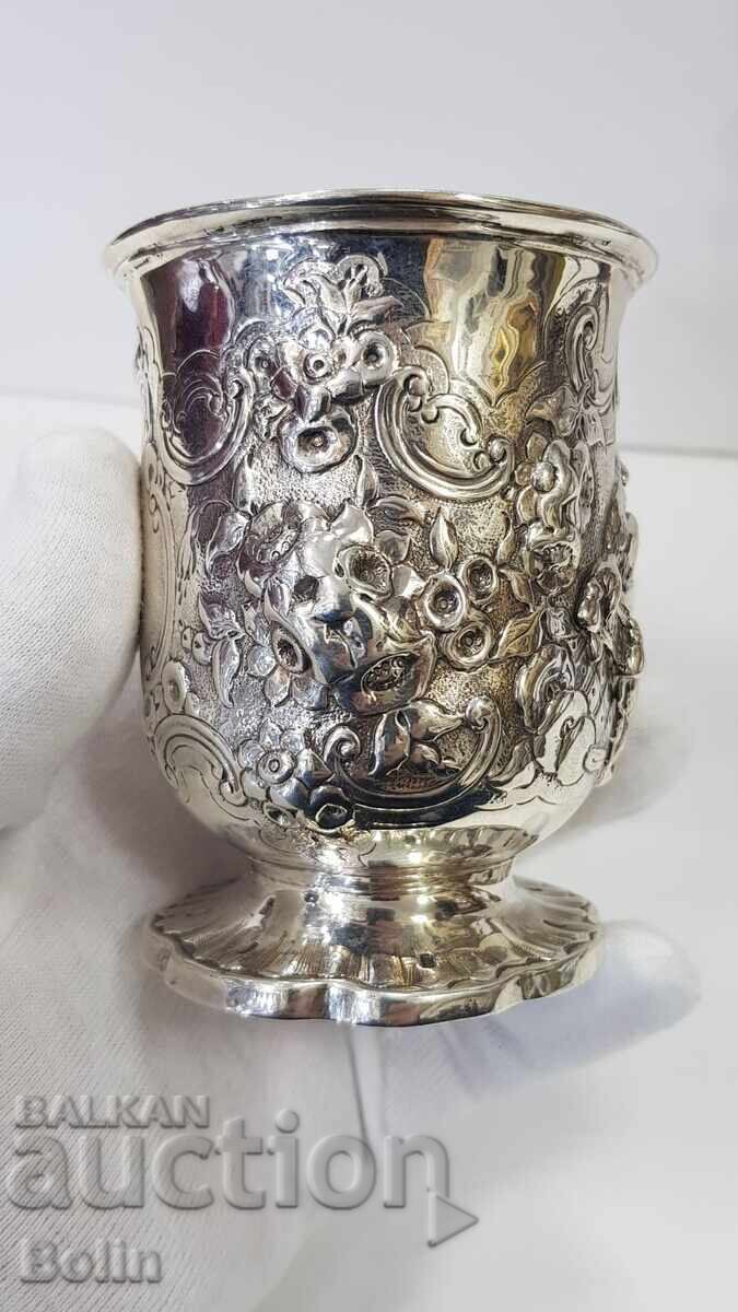 Delivery of Rare Silver Victorian Cup England 1860-1880