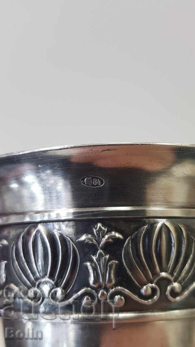 Delivery of Top collectible silver Russian Tsar's wine cup 84 pr 19th century