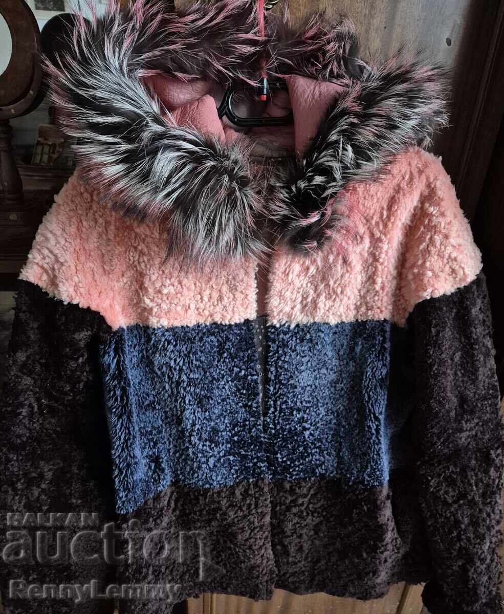 Palton boutique, piele naturală