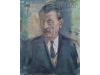 Ζωγραφική, πορτραίτο, 1969, τέχνη. D. Makedonski (1914-1993)