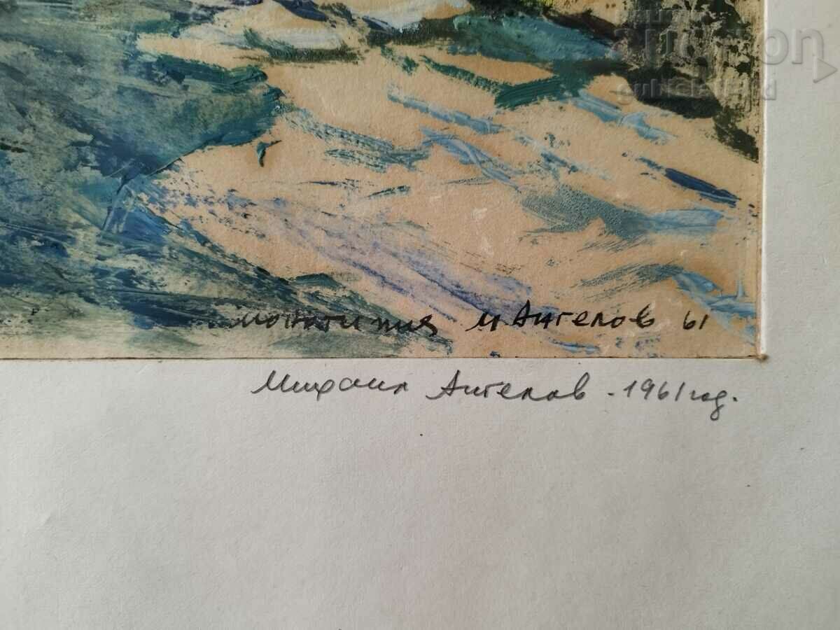 Παράδοση Εικόνα "Από το χωριό Zheravna", τέχνη. Mikhail Angelov, 1961