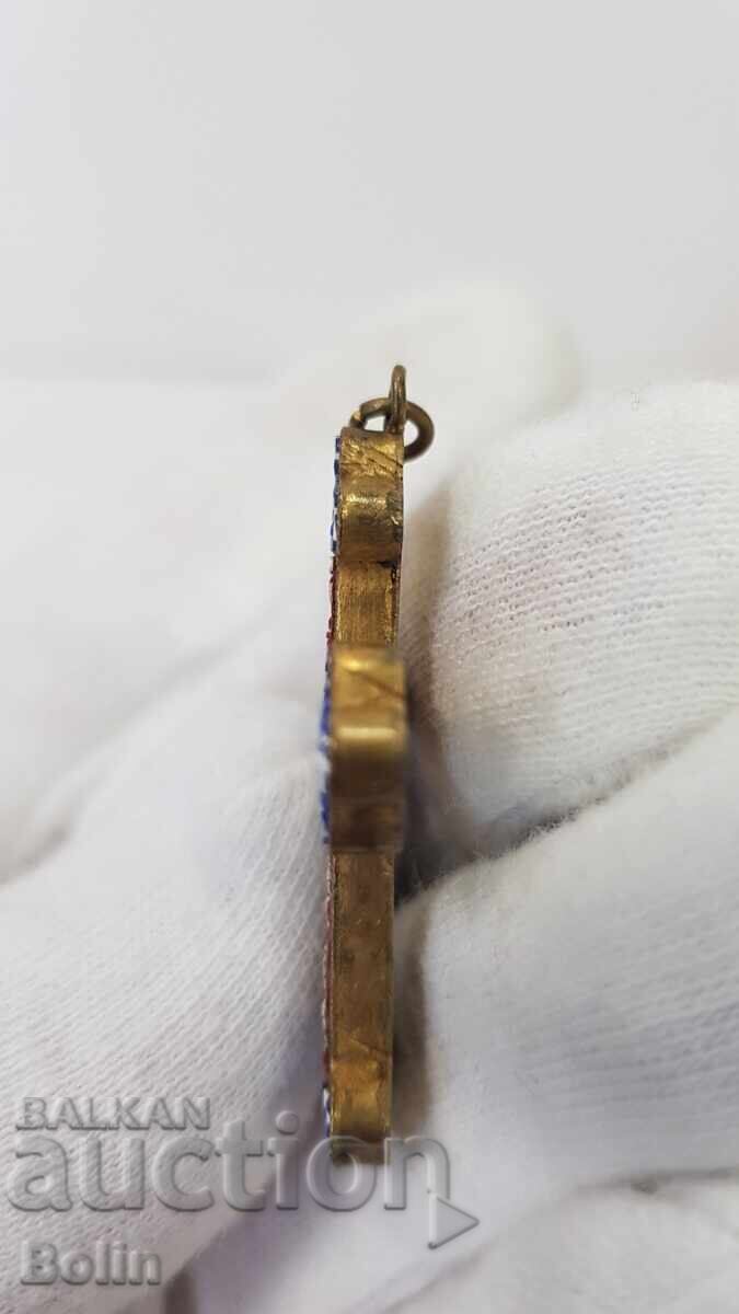 Licitație Cruce de colecție de top cu mozaic Italia - Veneția, sfârșitul secolului al XIX-lea