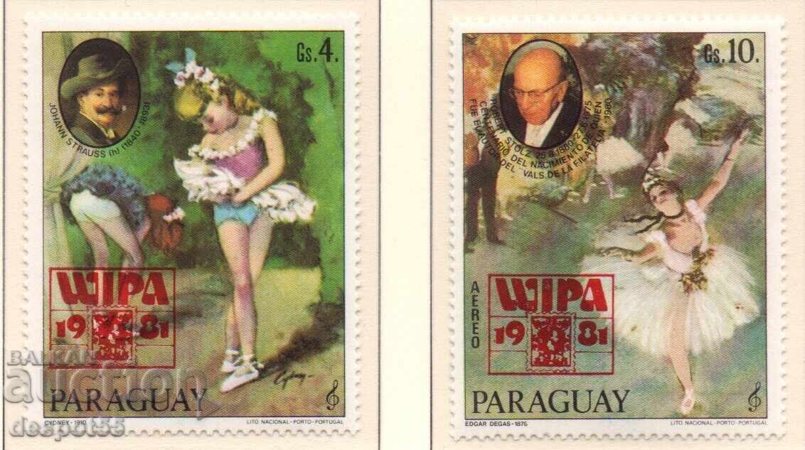 1981. Paraguay. International Philatelic Exhibition "WIPA 1981"