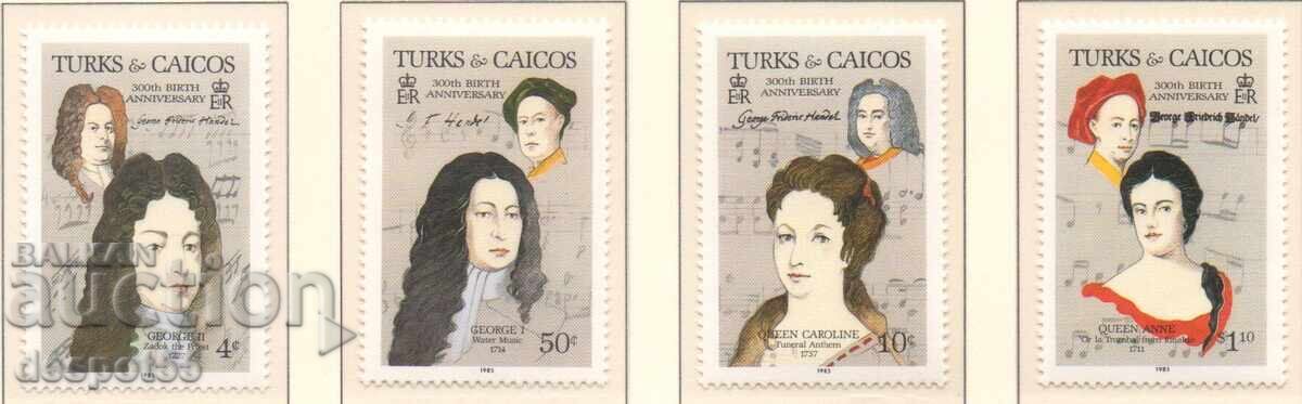 1985. Τερκς και Κάικος. 300 γρ. από τη γέννηση του Γεωργίου Χέντελ