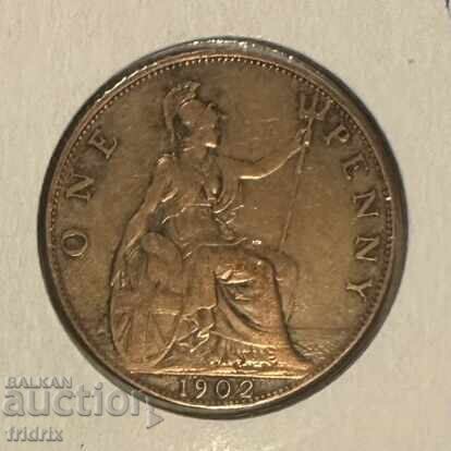 Great Britain 1 penny 1902 with price 16.00 BGN | € 8.18 Great Britain 1 penny 1902 with price 16.00 BGN | € 8.18
