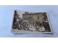 Photo Sofia Young men and women and teachers in front of the art academy