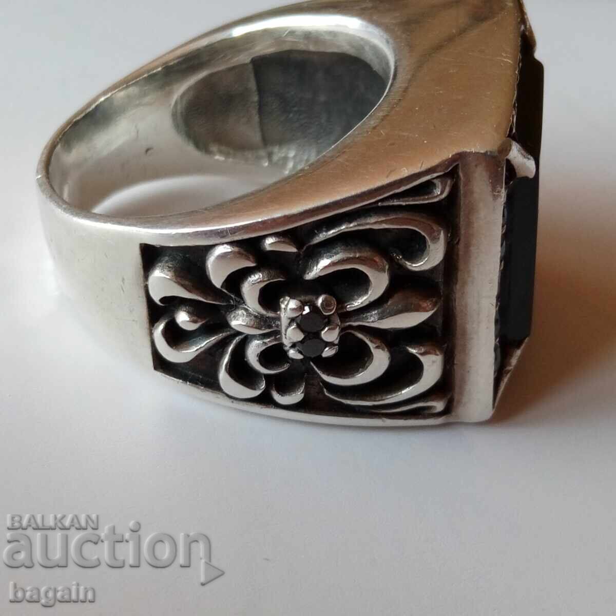 Licitație Inel argint bărbați Licitație Inel argint bărbați