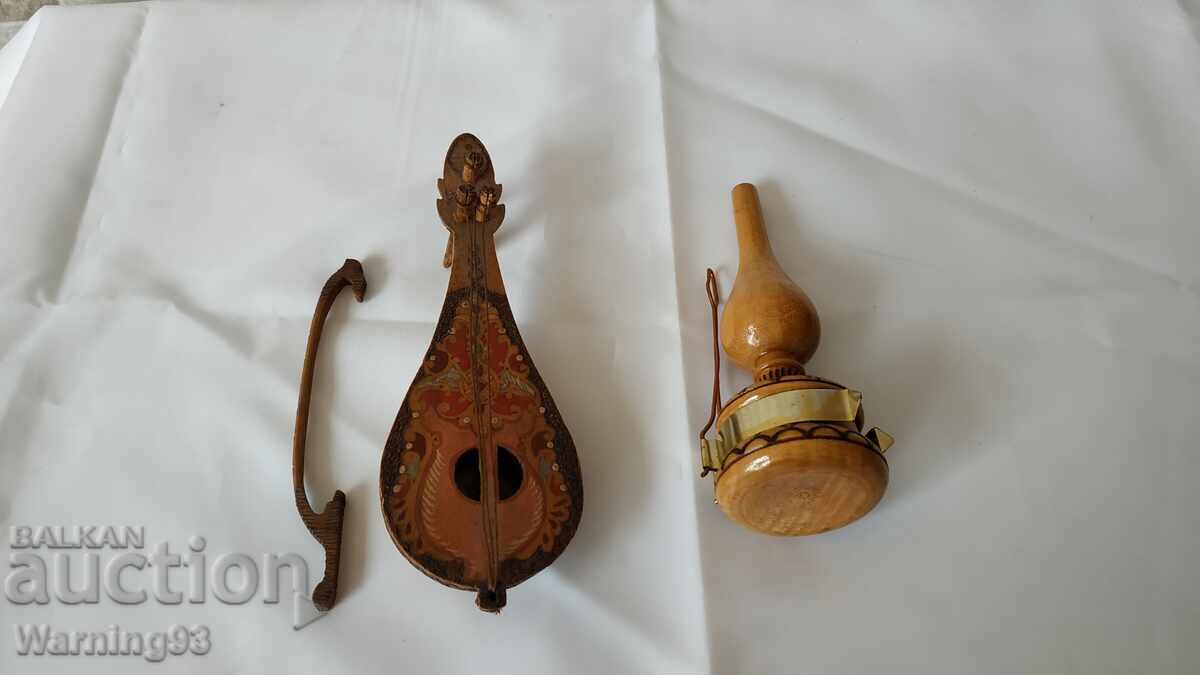 Παράδοση Ξύλινο φωτιστικό - ξυλόγλυπτο - Βουλγάρικο