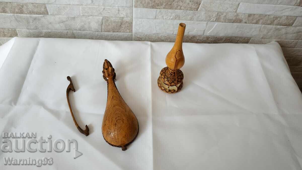 Ξύλινο φωτιστικό - ξυλόγλυπτο - Βουλγάρικο - 6