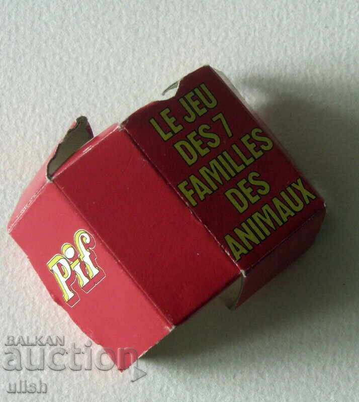 Licitație Hărți vechi mini 7 familii animale PIF