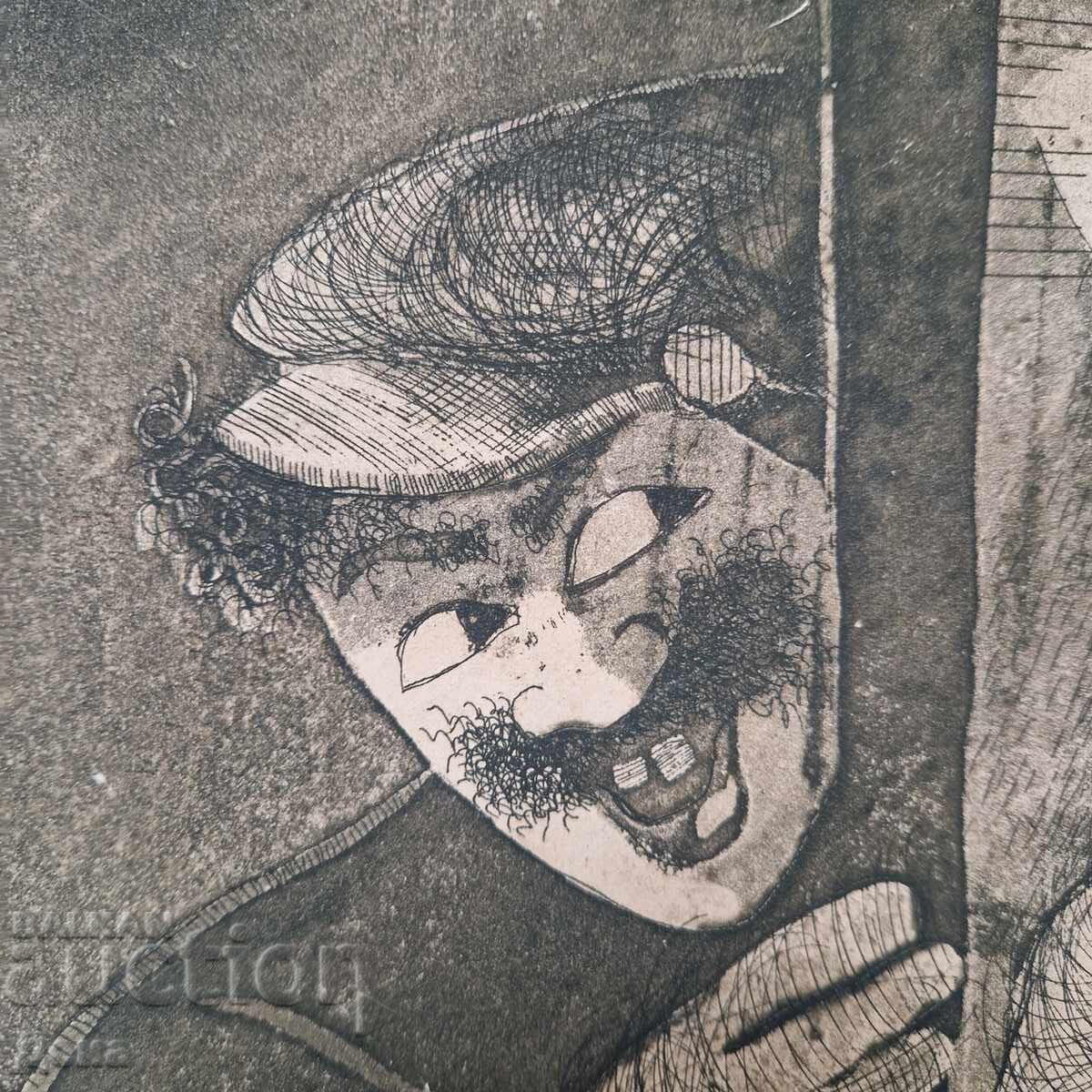 Николай Николов графика 1987г. - 7