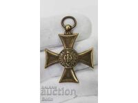 Knightly Order Cross For 10 Years of Excellent Service Ferdinand I