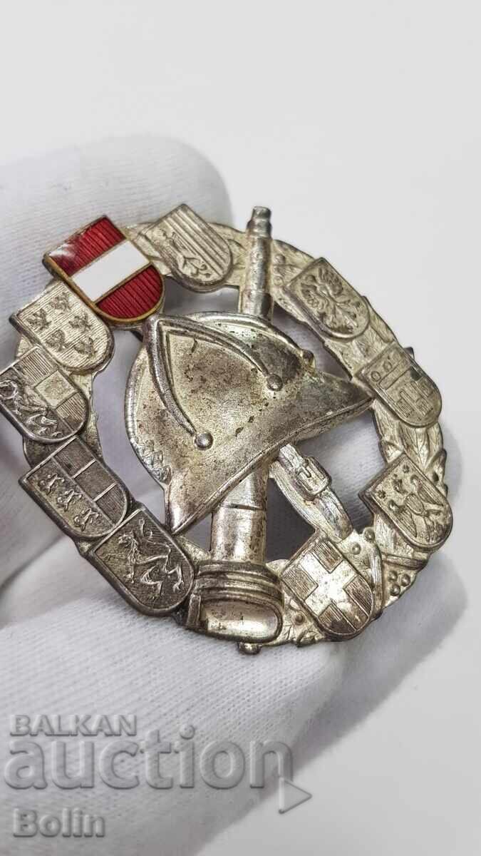 Rară insignă de pompier de colecție Austria - 5