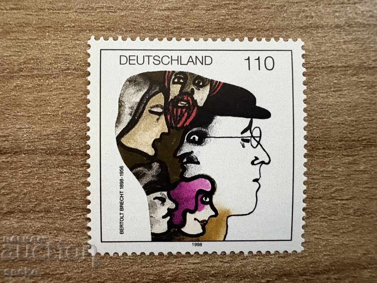 Germany - 100 g. from the birth of Bertolt Brecht (1998) MNH