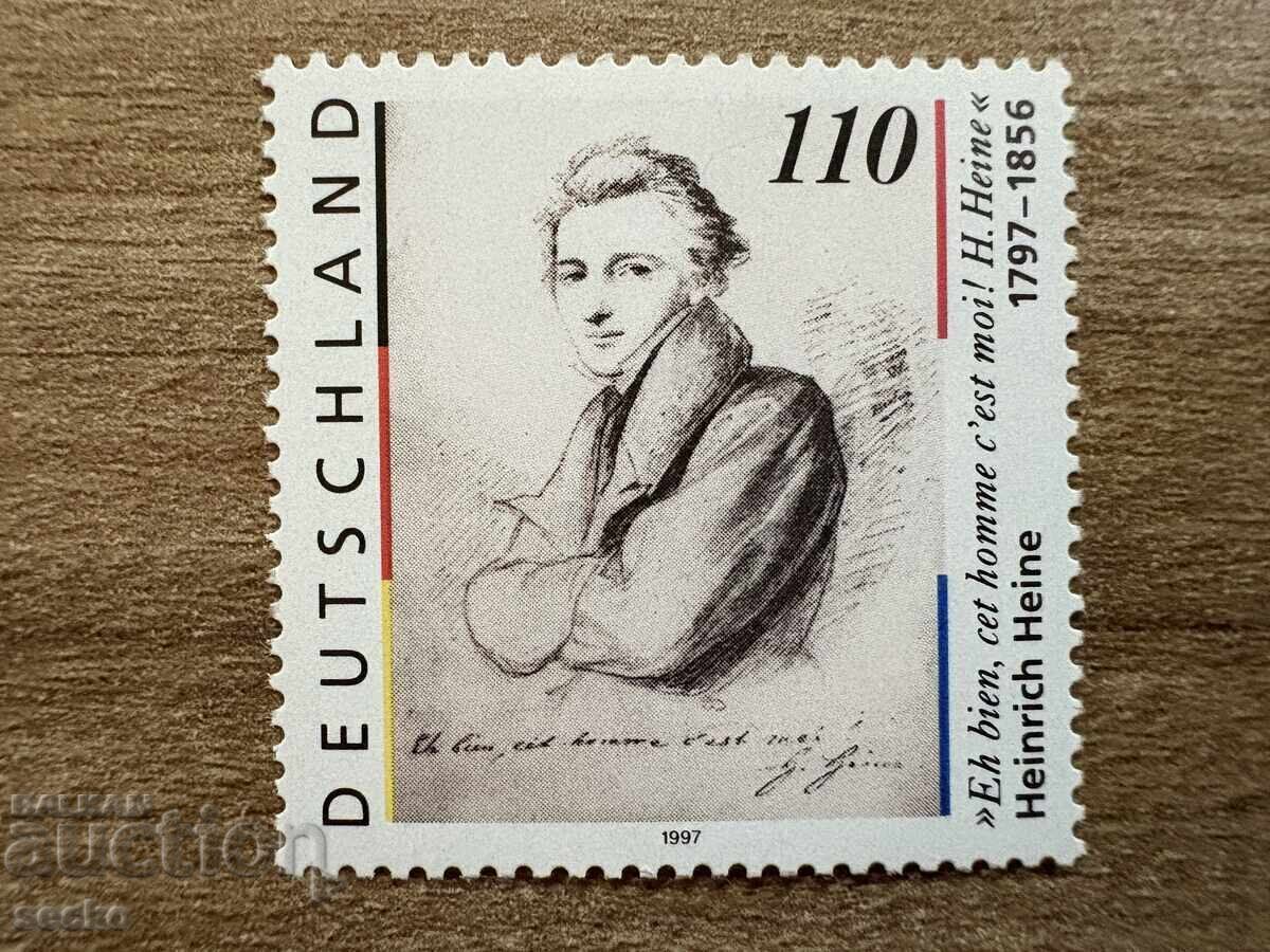 Германия - 200 г. от рождението на Хайнрих Хайне..(1997) MNH Германия - 200 г. от рождението на Хайнрих Хайне..(1997) MNH