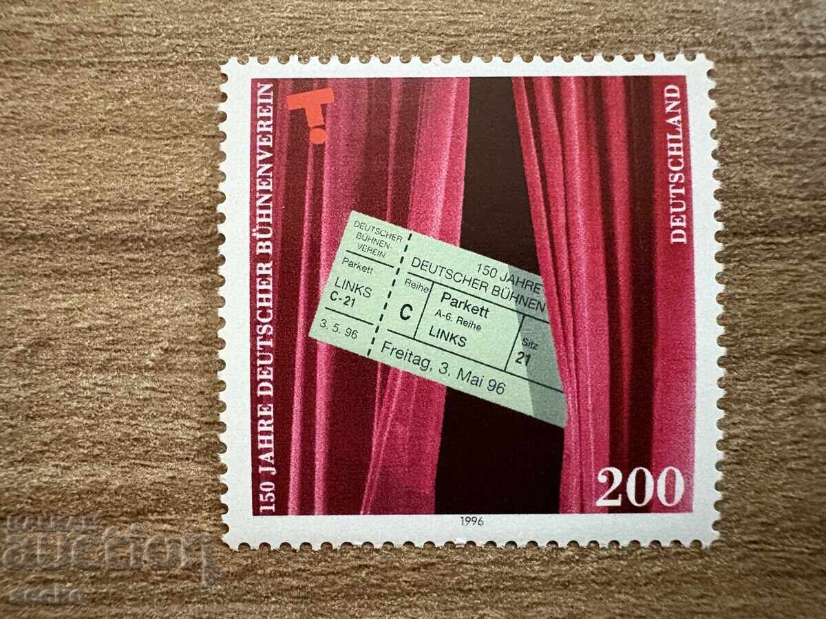 Германия - 150 г. Театрално общество (1996) MNH Германия - 150 г. Театрално общество (1996) MNH
