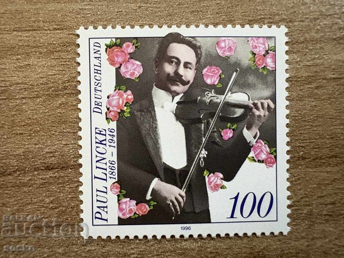 Germany - 50 g. from the death of Paul Lincke ... (1996) MNH