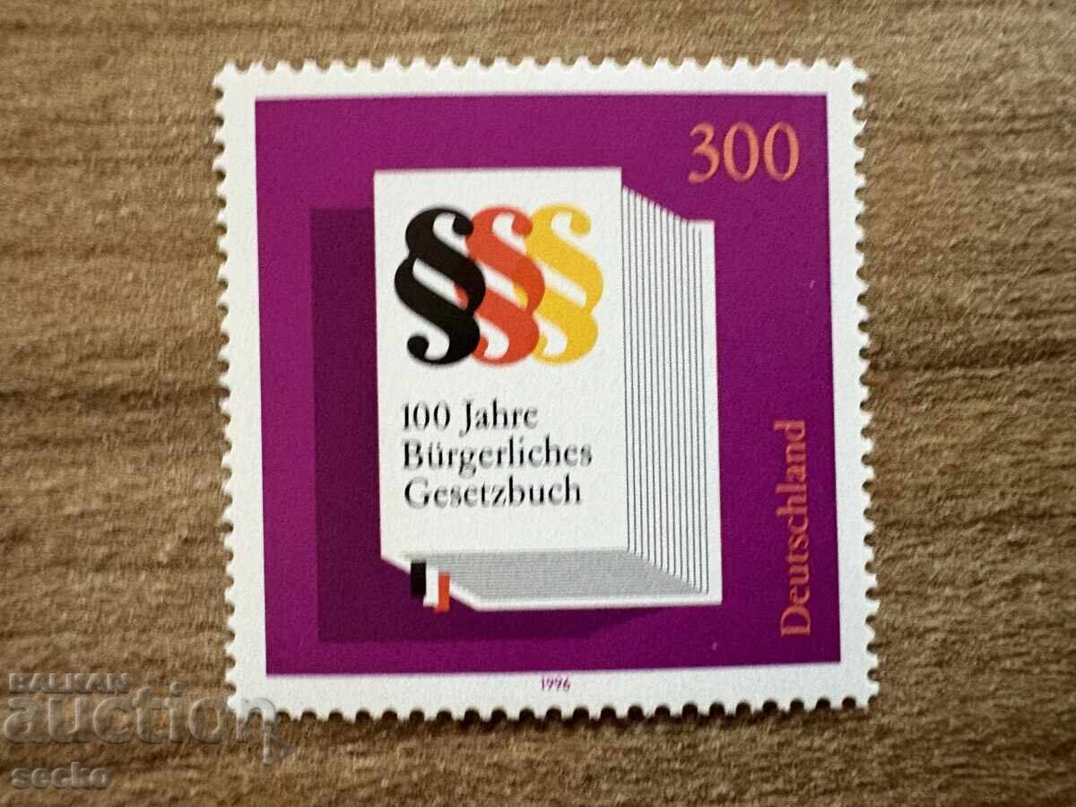 Germany - 100 g. Civil Code (1996) MNH