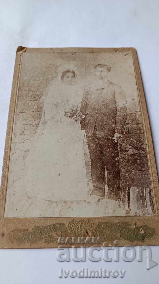 Снимка Младоженци Картон