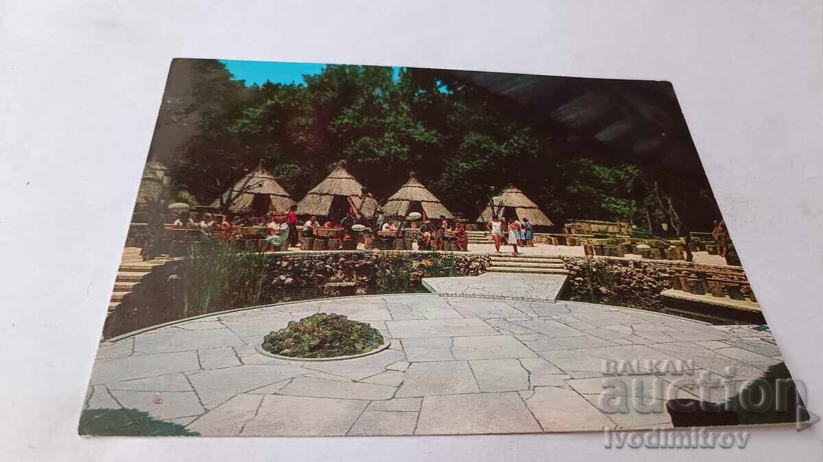 Пощенска картичка Златни пясъци Бар Колибите 1978 Пощенска картичка Златни пясъци Бар Колибите 1978