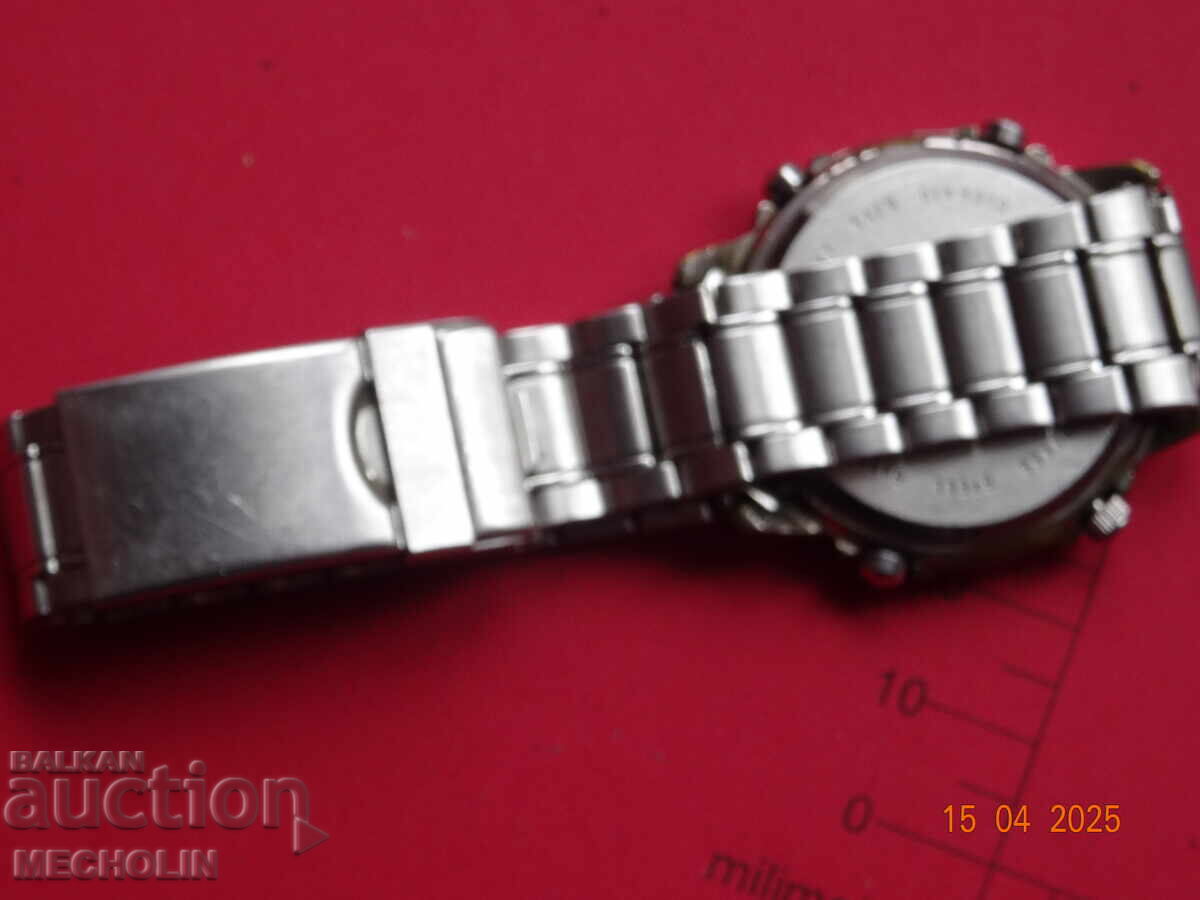 Аукцион СТАР  КВАРЦОВ ЧАСОВНИК CMI ХРОНОГРАФ